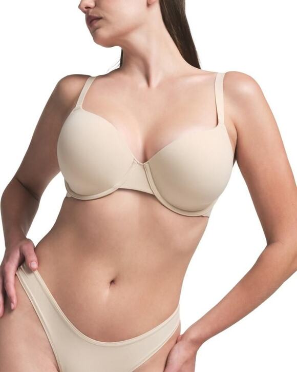SKIMS Other - SKIMS Fits Everybody T Shirt Bra 34B Wireless Lightly Lined Nude Beige